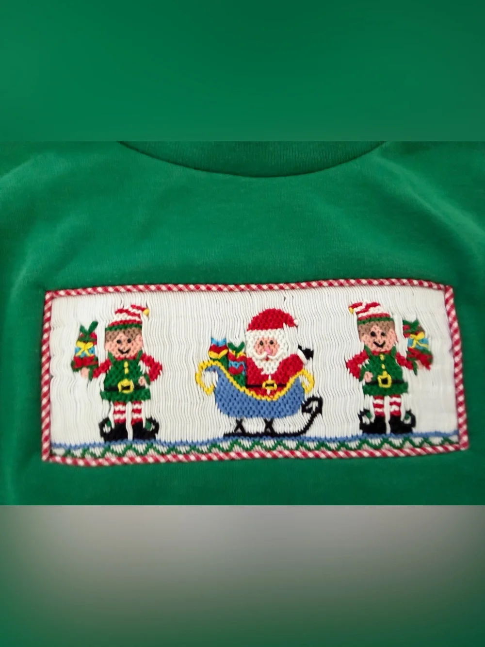 4T Top Bundle – Smocked by Stellybelly & Disney Mickey Holiday Sweater – EUC